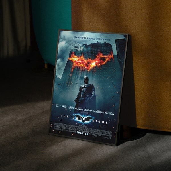 The Dark Knight Movie Poster | High Quality Print