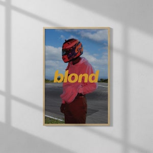 Frank Ocean "rubio" / Impresión estética / Arte mural cultural / Póster de arte pop