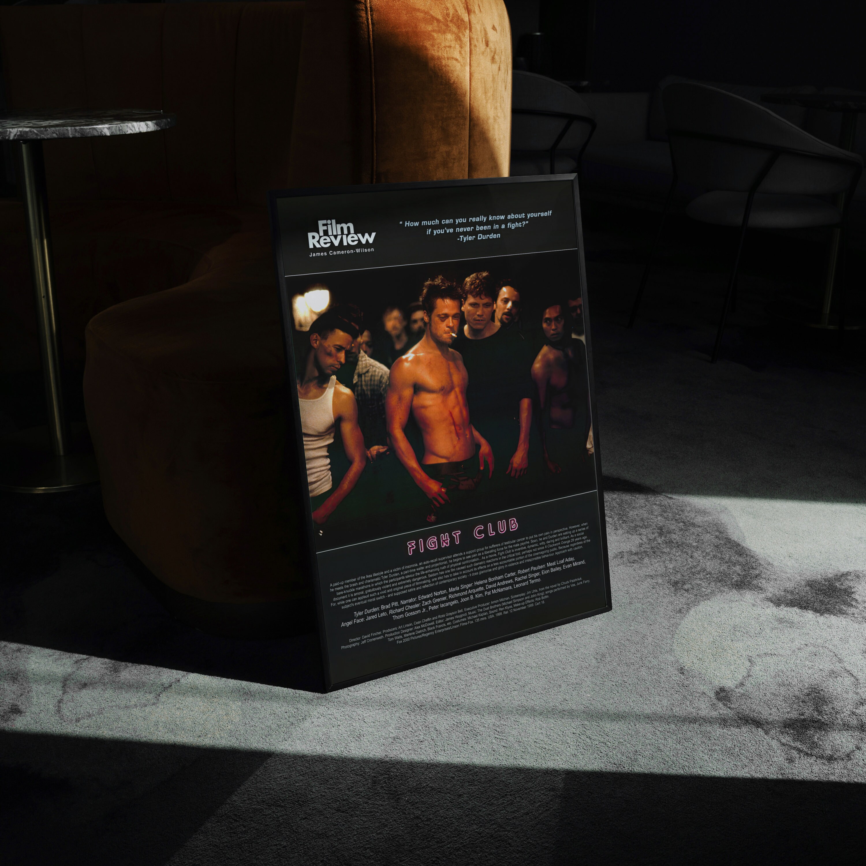 Discover Fight Club Movie Poster |, No Frame