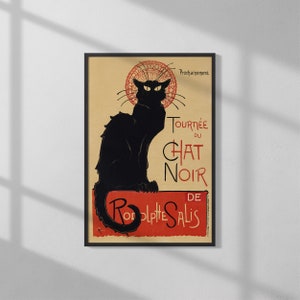 Tournée du Chat Noir by Théophile Alexandre Steinlen (1896) | Classical Art Print | Vintage Wall Art | Retro Illustration | Giclee Fine Art