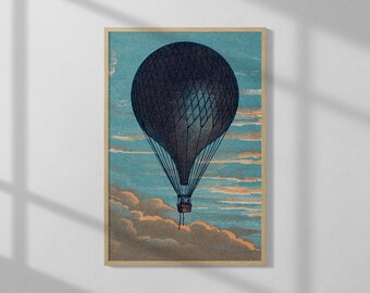Le Ballon by Imprimeur E. Pichot (1883) | High Quality Print | Vintage Wall Art