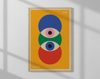 Bauhaus Poster - Prime Collection #1 | Aesthetic Print | Abstract Wall Art