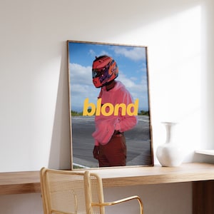 Frank Ocean "rubio" / Descarga digital / Arte mural imprimible / Póster de arte pop