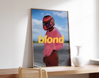 Frank Ocean "blond" | Digital Download | Printable Wall Art | Pop Art Poster Artwork