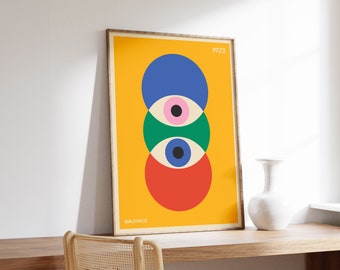 Bauhaus Poster - Prime Collection #1 | Aesthetic Print | Abstract Wall Art