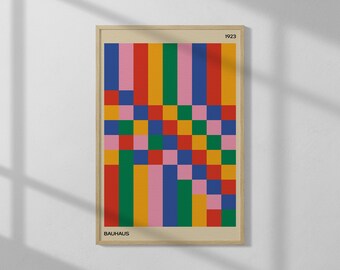 Bauhaus Poster - Prime Collection #9 | Aesthetic Print | Abstract Wall Art