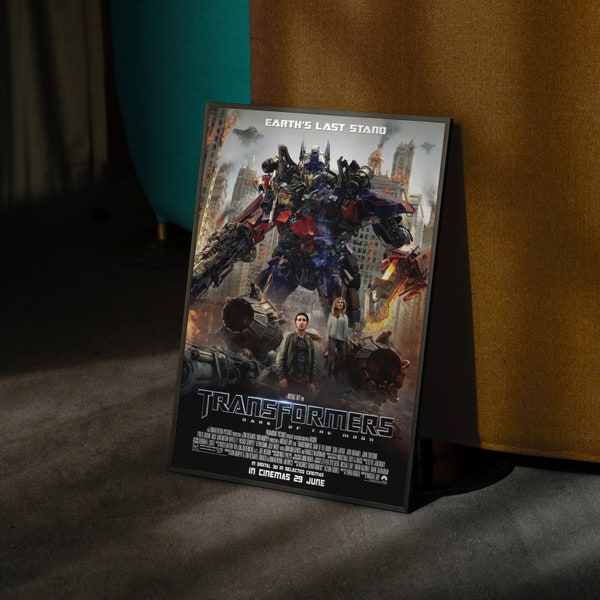 Transformers Dark Of The Moon Movie Poster | High Quality Print