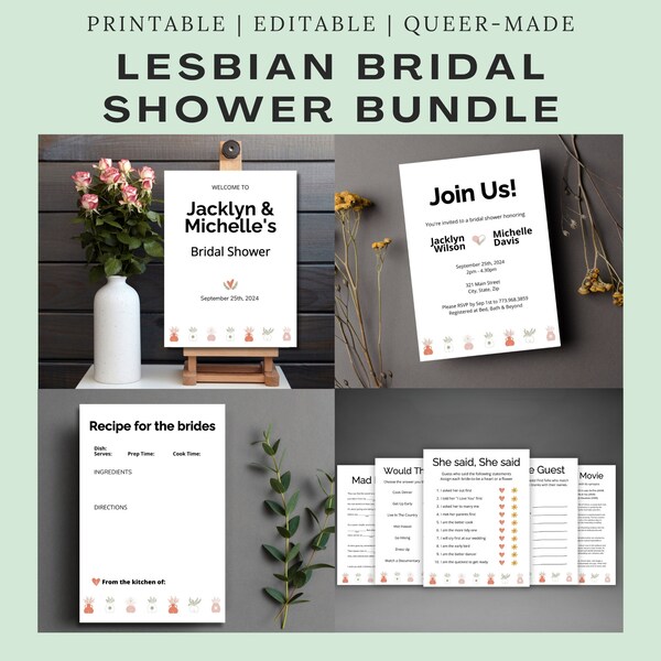 Lesbian Wedding Invitation - Etsy