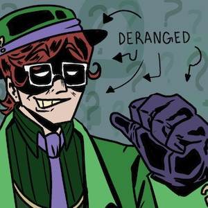 RIDDLER 3x3 Vinyl Sticker