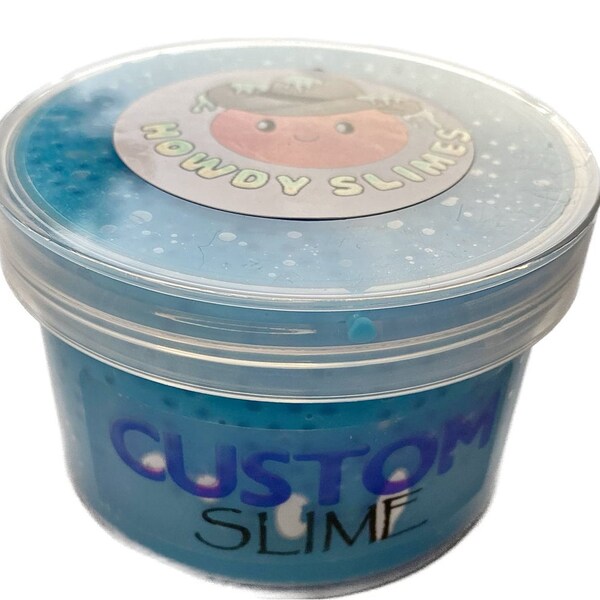 Slime SLUSHIE PERSONNALISÉ + extras