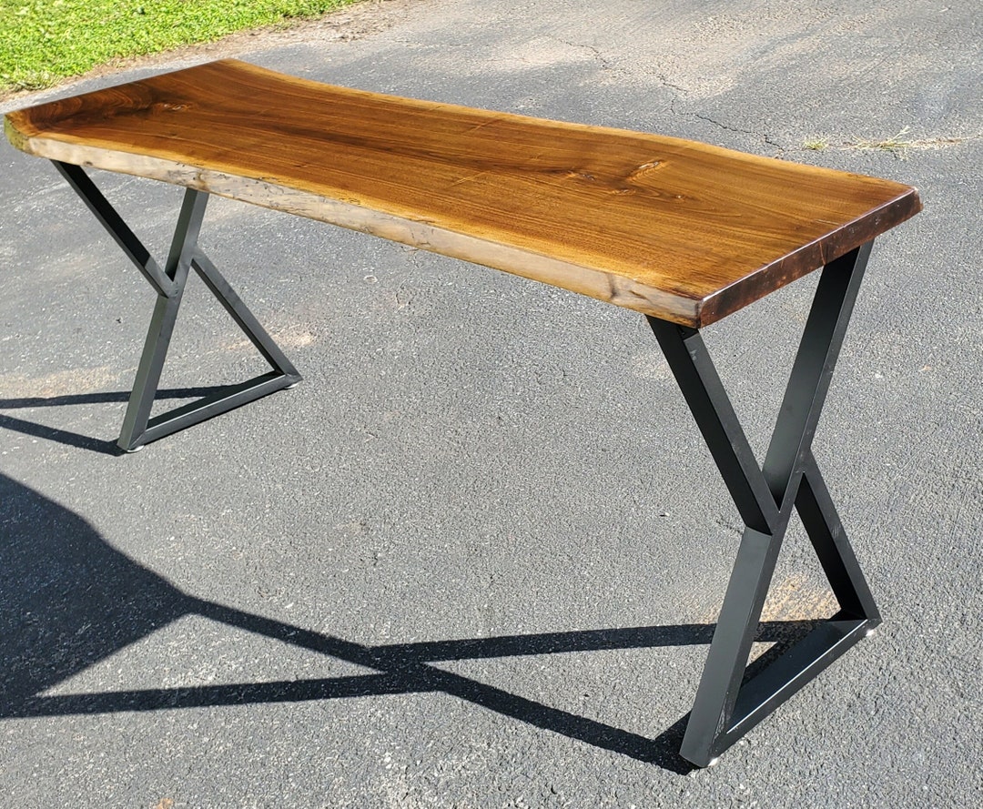 Live Edge Desk - Etsy