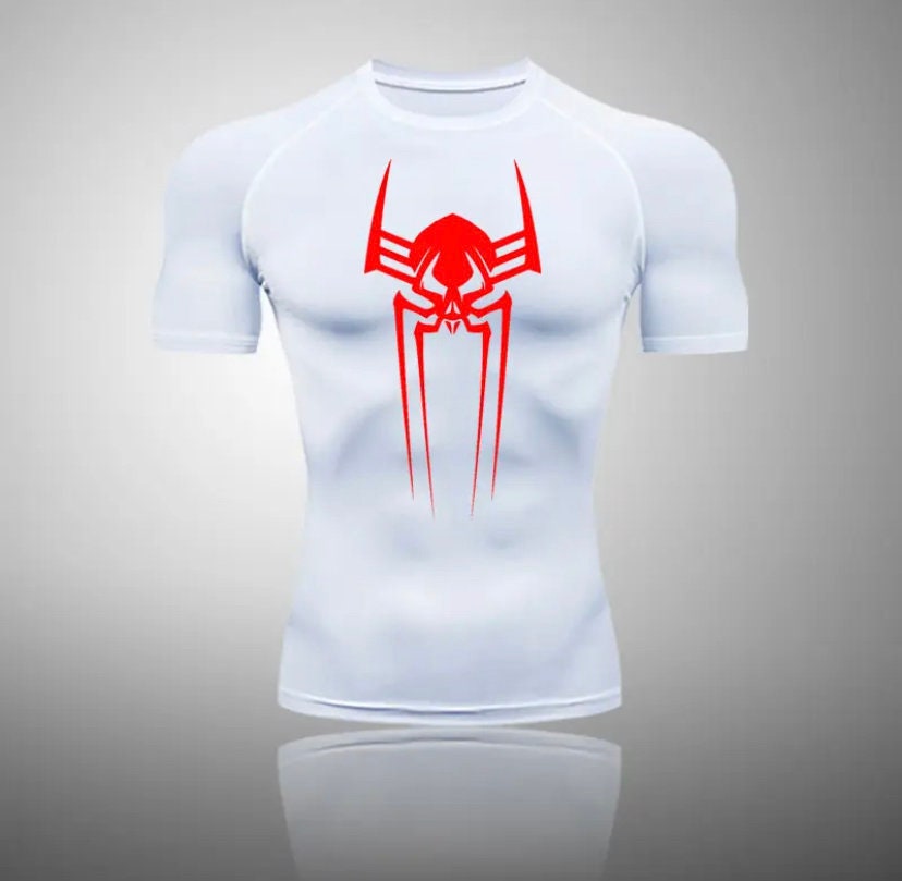 Spider-man Compression T-shirt Breathable Gym T-shirt 