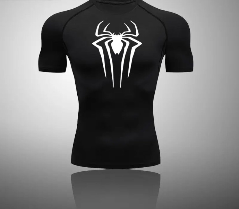 Spider-man Compression T-shirt Breathable Gym T-shirt - Etsy