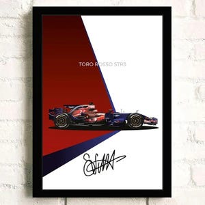 PRINTED high quality Racing Champion Canvas Poster – Sports Car Wall Art Print for Home, Office, or Restaurant Decor, Collector’s Piece