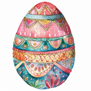11 Imágenes prediseñadas florales de huevos de Pascua, imágenes prediseñadas de Pascua, imágenes prediseñadas de acuarela imprimibles, JPG de alta calidad, descarga digital, artesanía de papel, diario basura