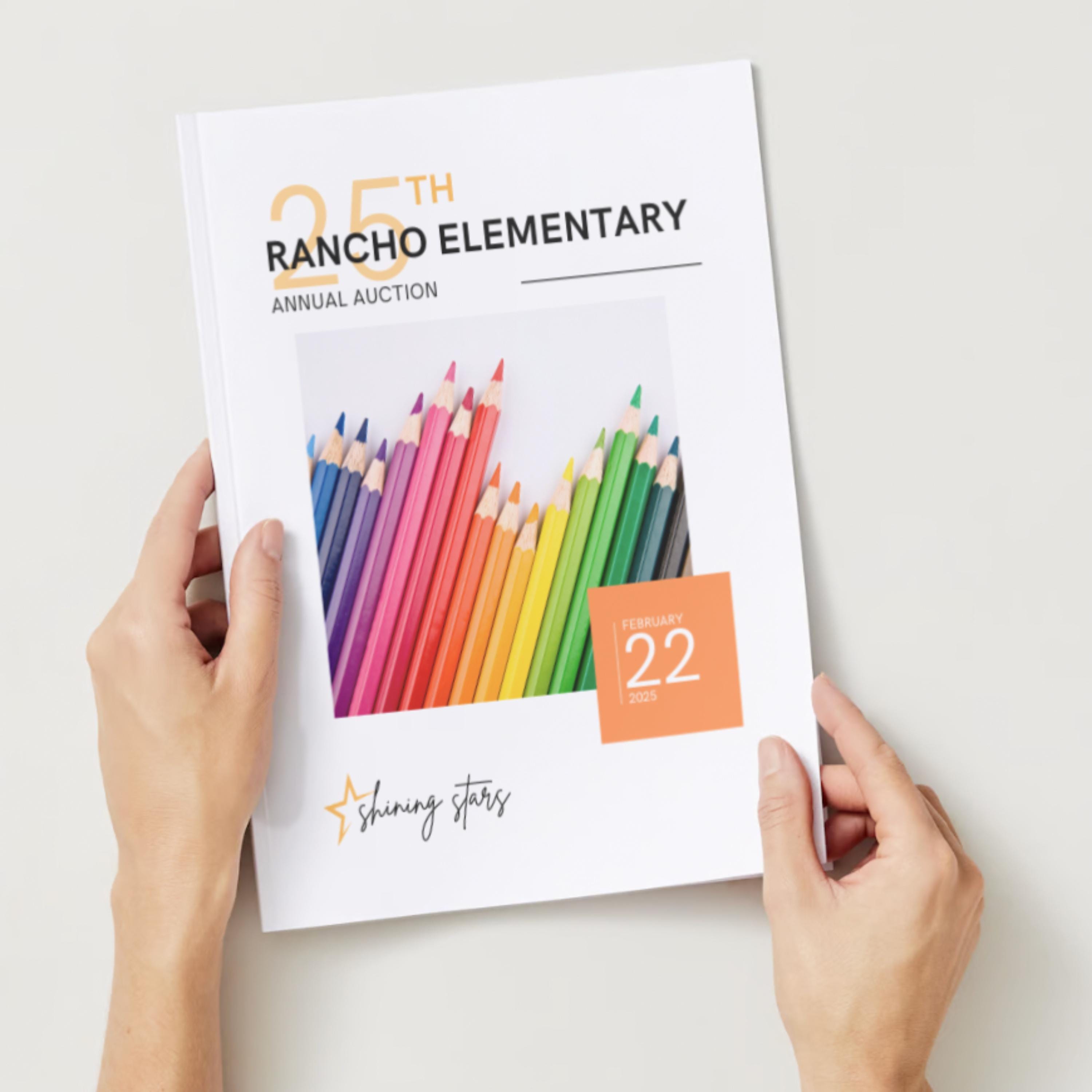 Auction Catalog Template | Canva Fundraiser Program Printable (digital ...