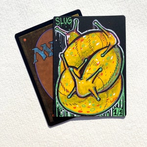 Magic the Gathering Banana Slug Token Art Alter