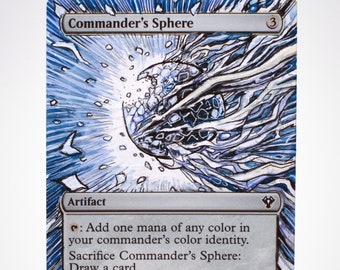 Arcum Dagsson Altered Full Art CEDH Mono Blue Commander Artifact
