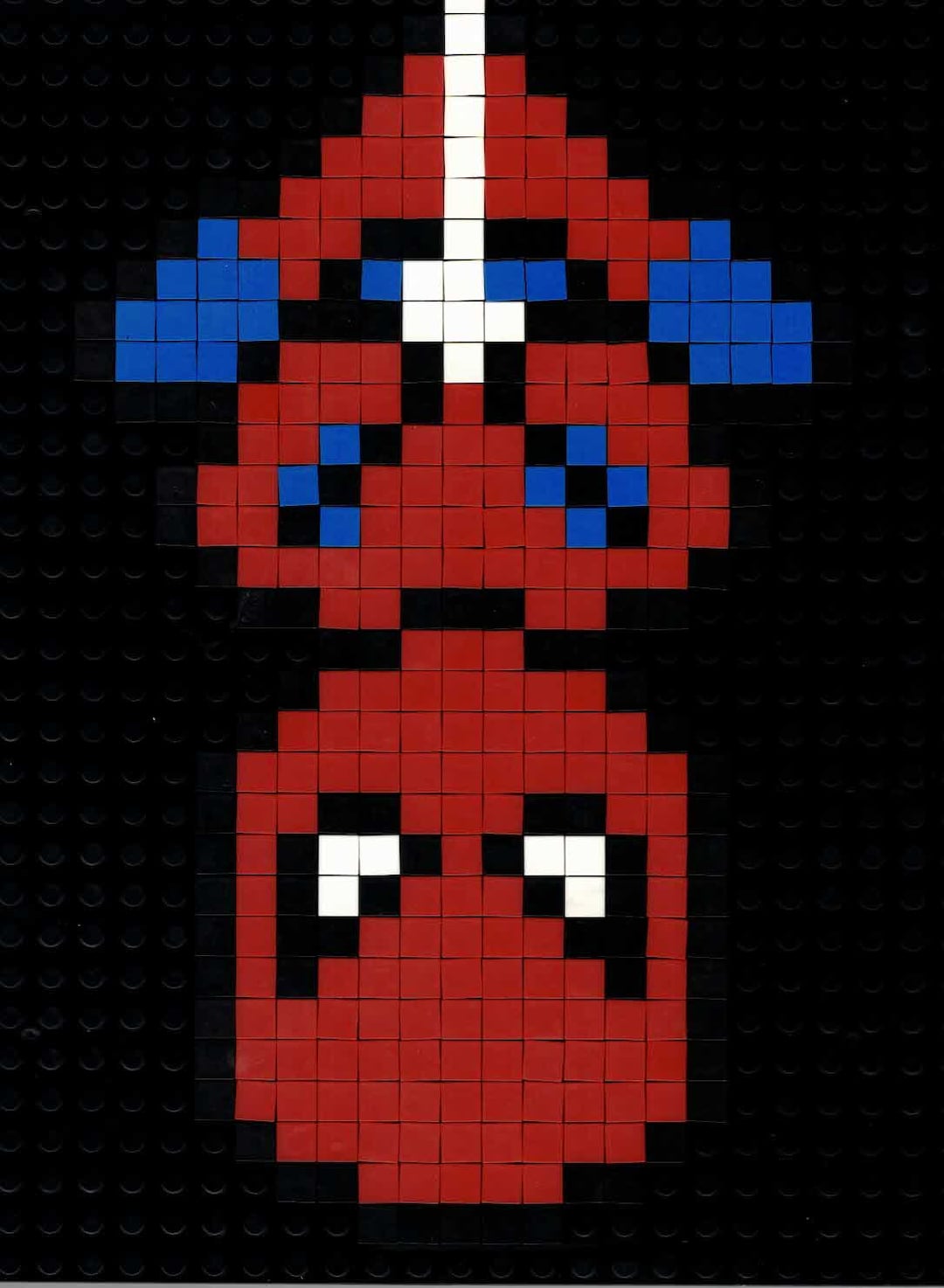 Spiderman 8 Bit 2.5D Pixel Art Etsy