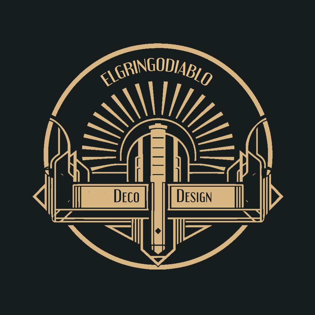 Art Deco Logo PSD: High-resolution, Royalty-free Design With Fonts