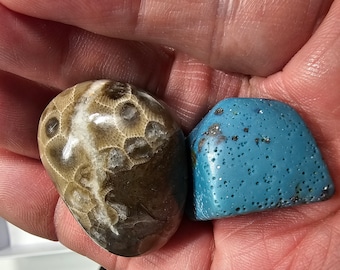Petoskey/leland blue combo.