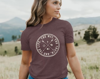 Christian Hiking T-Shirt: The Way, The Truth, The Life
