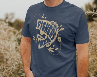 フィッシャーズ・オブ・メンTシャツ：キリスト教聖書の一節釣りTシャツ