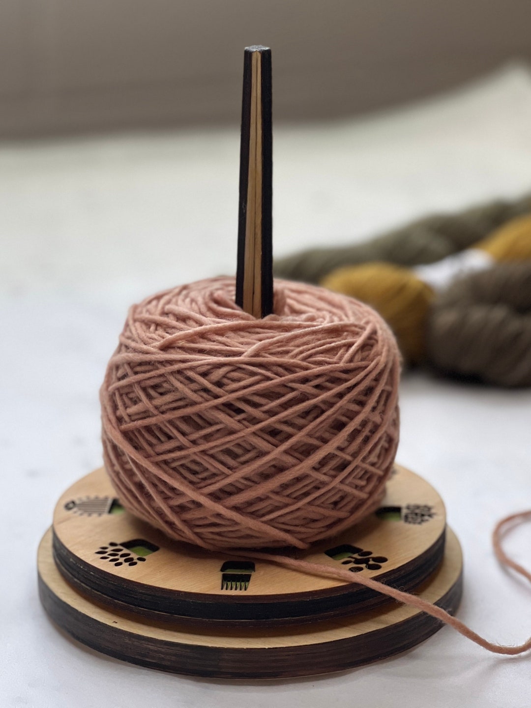 Lemonwood Yarn Minder Keeps Your Yarn Tangle Free Etsy