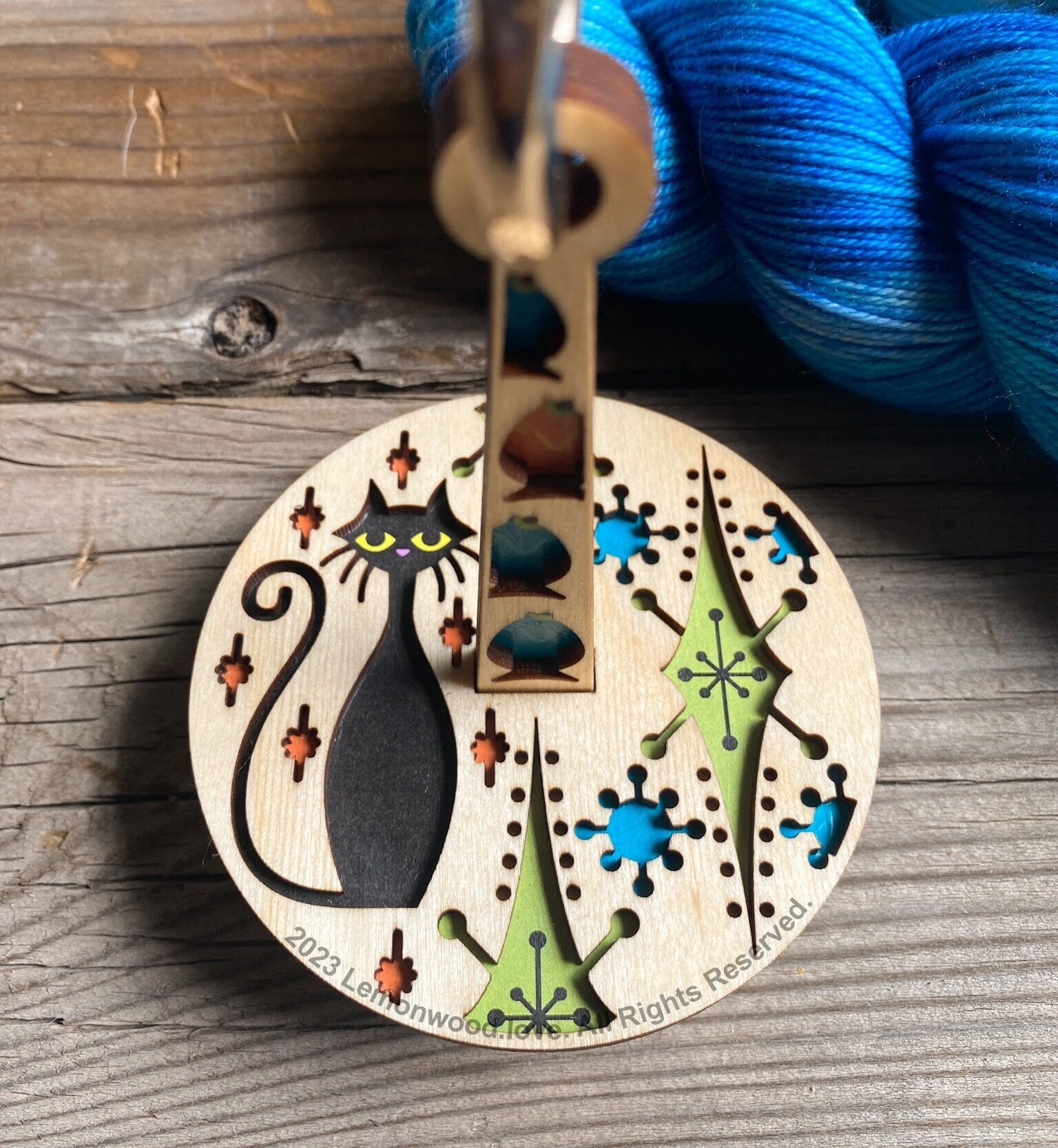 Lemonwood: Handmade Wood Accessories - Sunrise Yarn Box – Quixotic Fibers