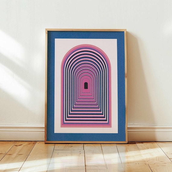 Genderfluid Pride Art Print: Abstract LGBTQ+ Poster, Minimalist Queer Decor