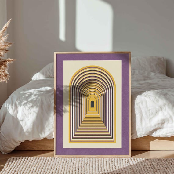 Nonbinary Pride Wall Art: Subtle LGBTQ+ Poster, Modern Queer Art, Abstract Geometric Print