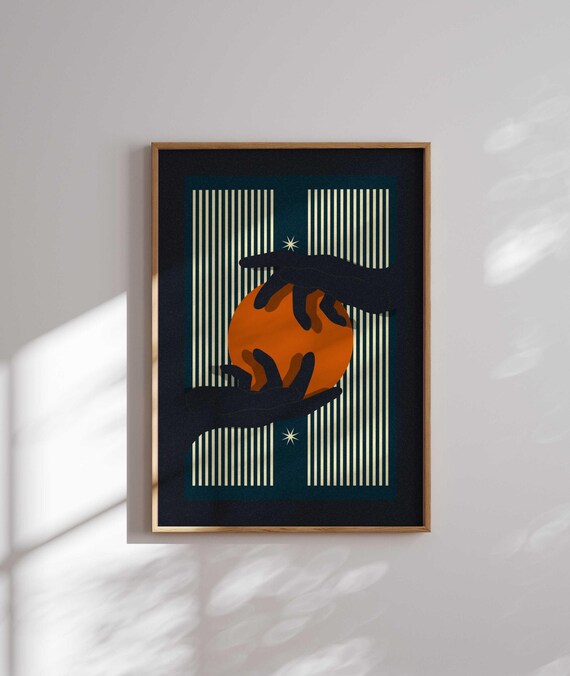 Modern Art Poster, Mid Century Wall Art, Minimalist Home Decor, Abstract Wall Decor, Japandi Wall Art, Scandinavian Decor, Boho Wall Art
