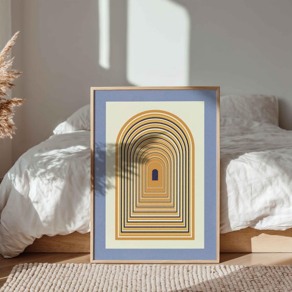 Aroace Pride Wall Art: Subtle LGBTQ+ Decor, Modern Queer Art, Abstract Geometric Print