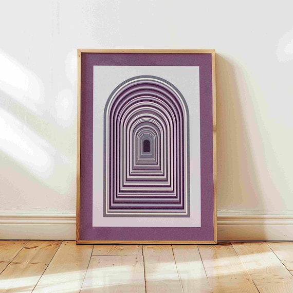 Ace Pride Flag Art Print: Abstract LGBTQ+ Wall Art, Subtle Queer Home Decor