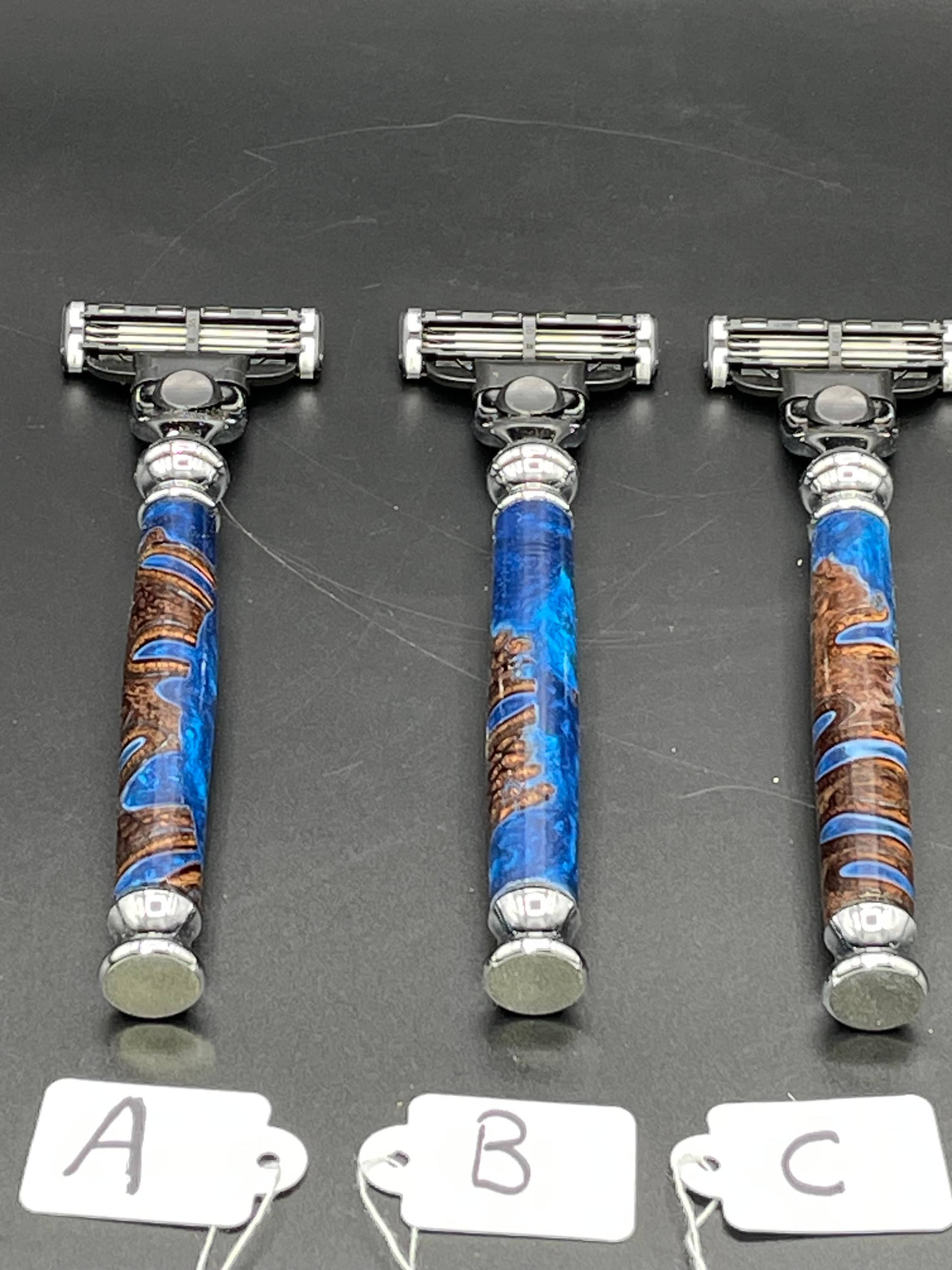 Resin Razor Handmade Wood and Resin Safety Razor - Various Styles - Etsy