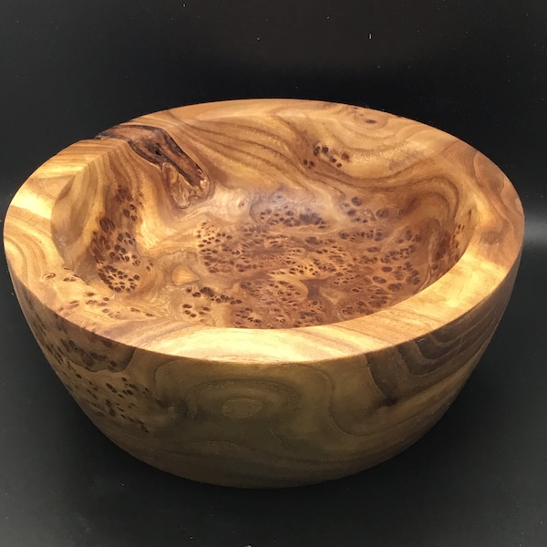 Elm Wood Bowl Etsy