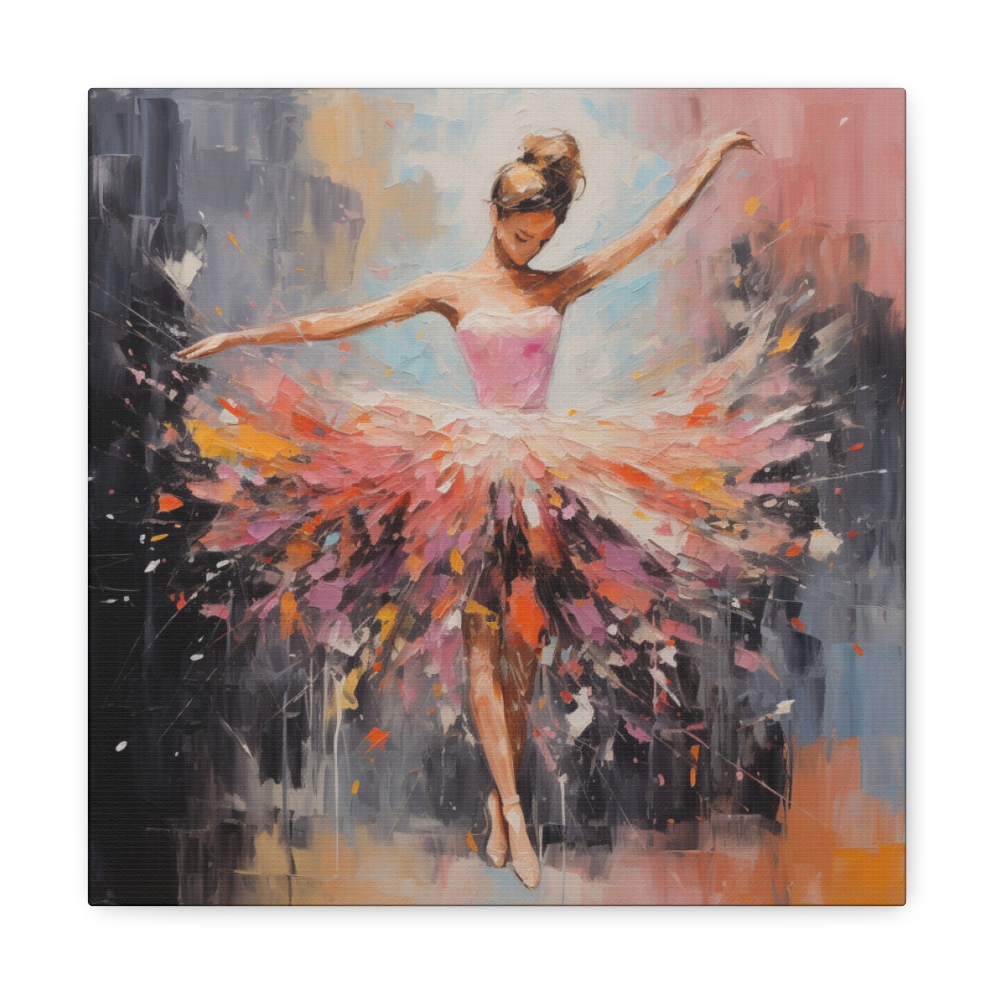 2-pack Paint by Numbers Kit for Kids, DIY Oil Painting by Numbers for  Girls, Framed Canvas Paint Kits 8x8 In. Ballerina Girl Theme 