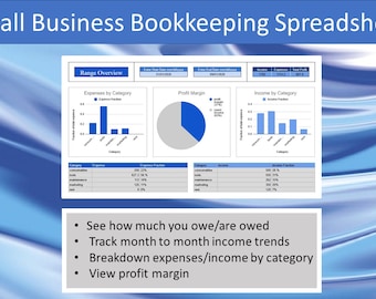 Small business bookkeeping spreadsheet | easy small business bookkeeping spreadsheet | reseller spreadsheet