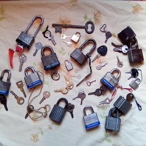 Vintage Lock and Key Lot