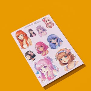 Anime Girl Sticker