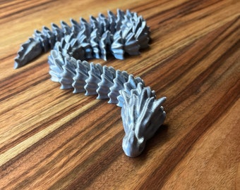 Articulated Bone Dragon - 3D Printed Flexible Fidget Toy - TikTok Famous Perfect For Kids Toys And Gifts Sensory