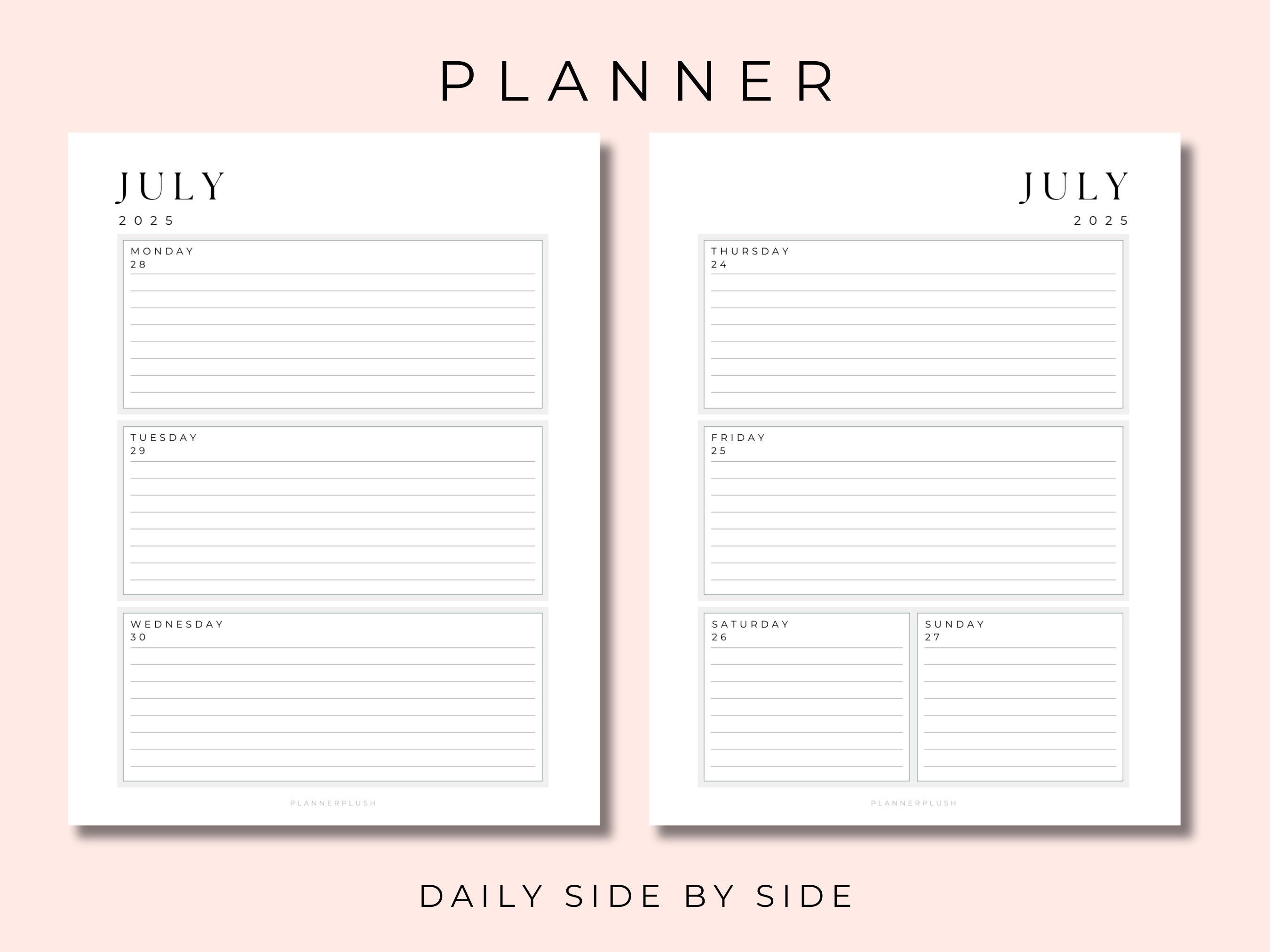 2025-2026 School Year Planner: Printable Digital Pages (PDF Download ...