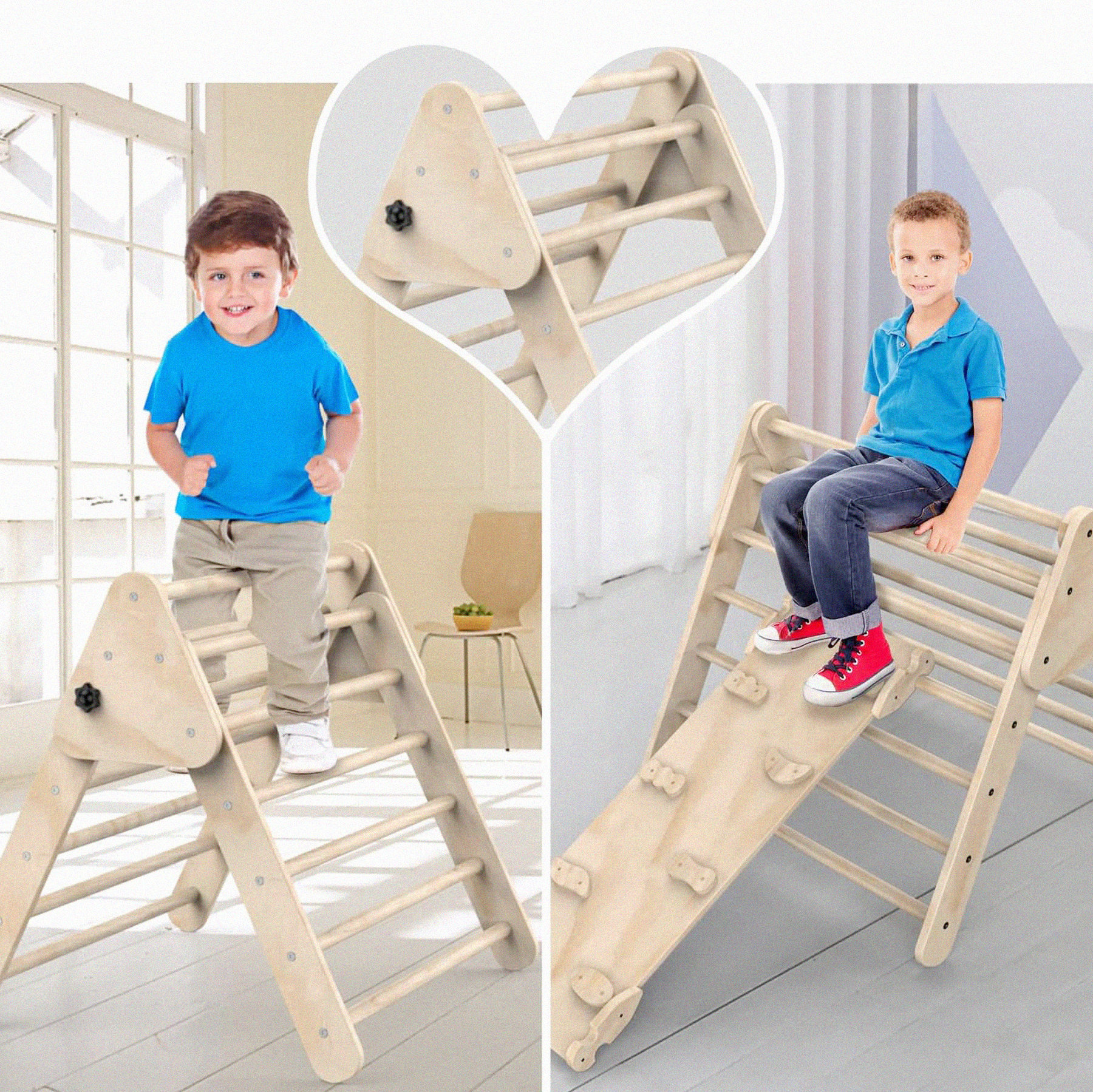 Montessori Arch, Montessori Climber, Pikler Triangle, Toddler Climber