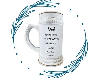 Happy Fathers Day Gifts from Your Favorite, Fathers Day Gifts, Dad Fathers Day Gift, Beer Mug