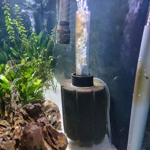 Aquarium Sponge Filter Cap: High Flow, Dual Airline Routing