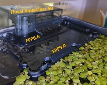 Acuario Protector de Plantas Flotantes (Fishnacks FPP), Barrera, Corral, Comedero