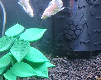 Acquario Fish-Betta Leaf Lounge (Fishnacks LL) - Montaggio magnetico o a ventosa