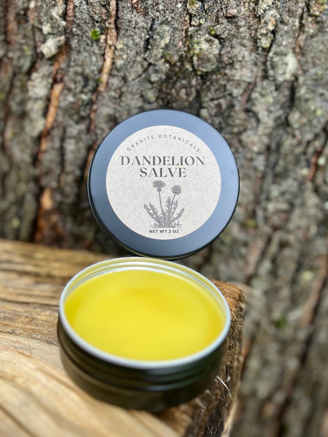 Dandelion Healing Salve Natural Remedy for Sore Muscles and Skin