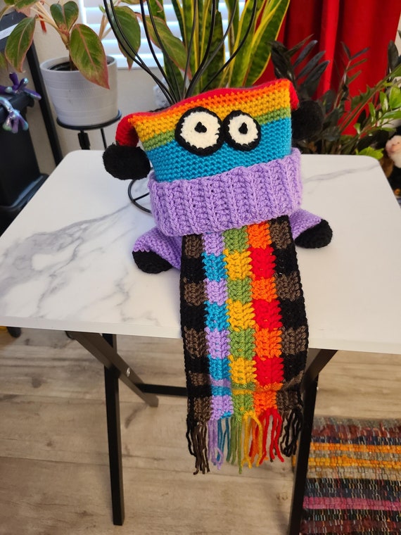 Prideful Hat and Scarf Set With Barf Buddy Bottom in  display picture 1