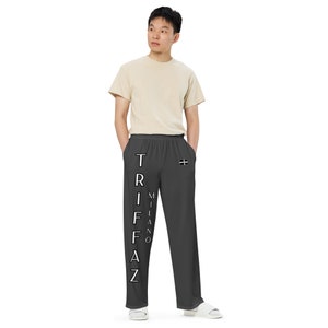 All-over print unisex wide-leg pants